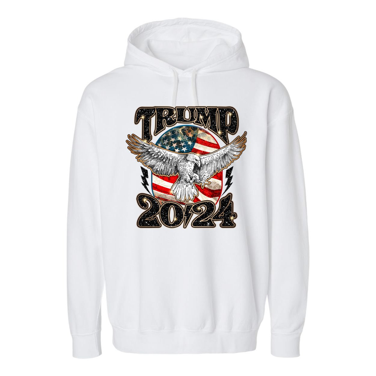 Donald Trump 2024 American Eagle Garment-Dyed Fleece Hoodie