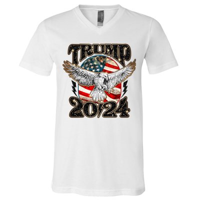 Donald Trump 2024 American Eagle V-Neck T-Shirt
