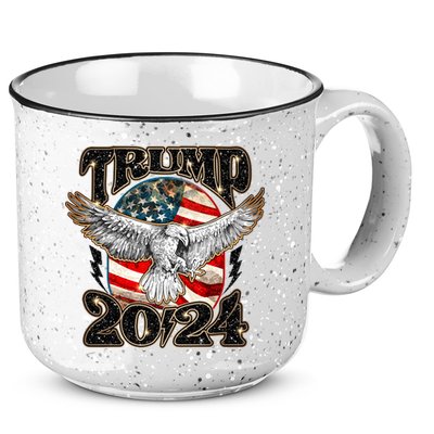 Donald Trump 2024 American Eagle 15oz Campfire Ceramic Mug