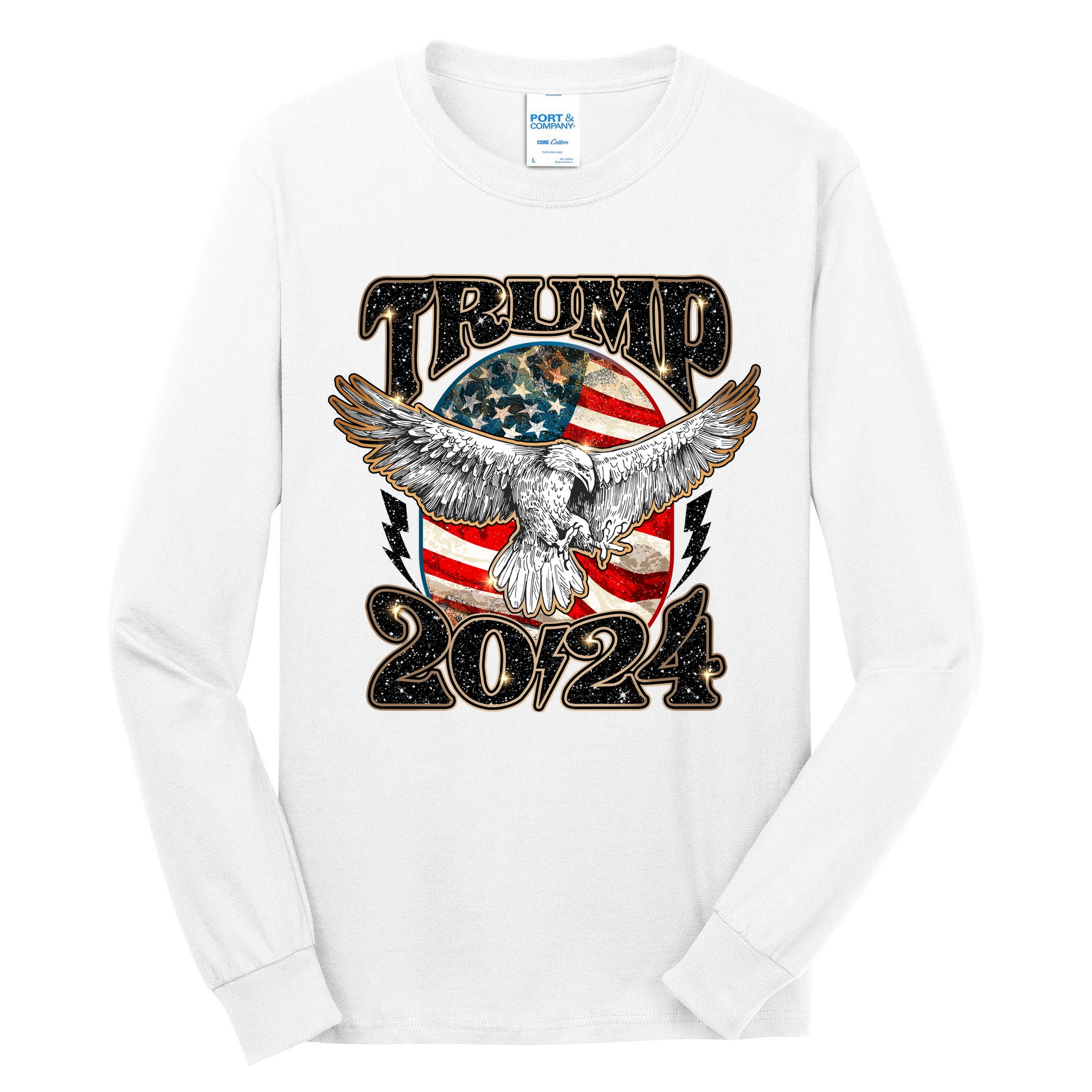 Donald Trump 2024 American Eagle Tall Long Sleeve T-Shirt