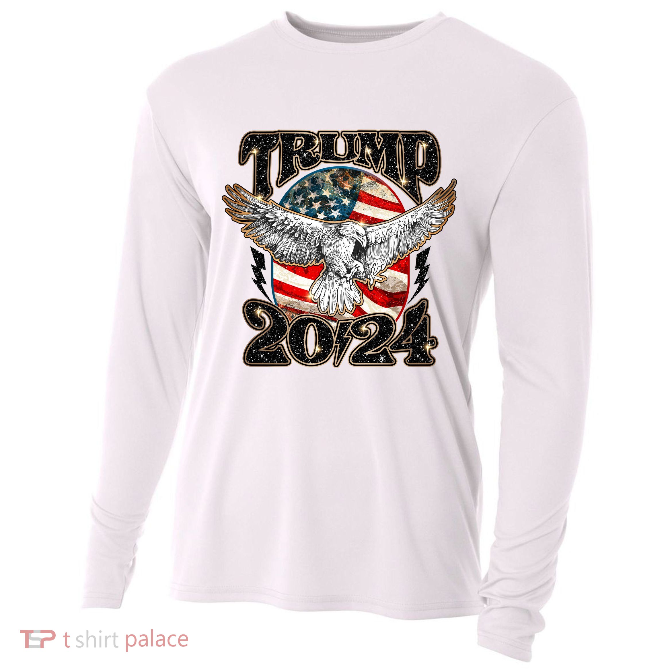 Donald Trump 2024 American Eagle Cooling Performance Long Sleeve Crew