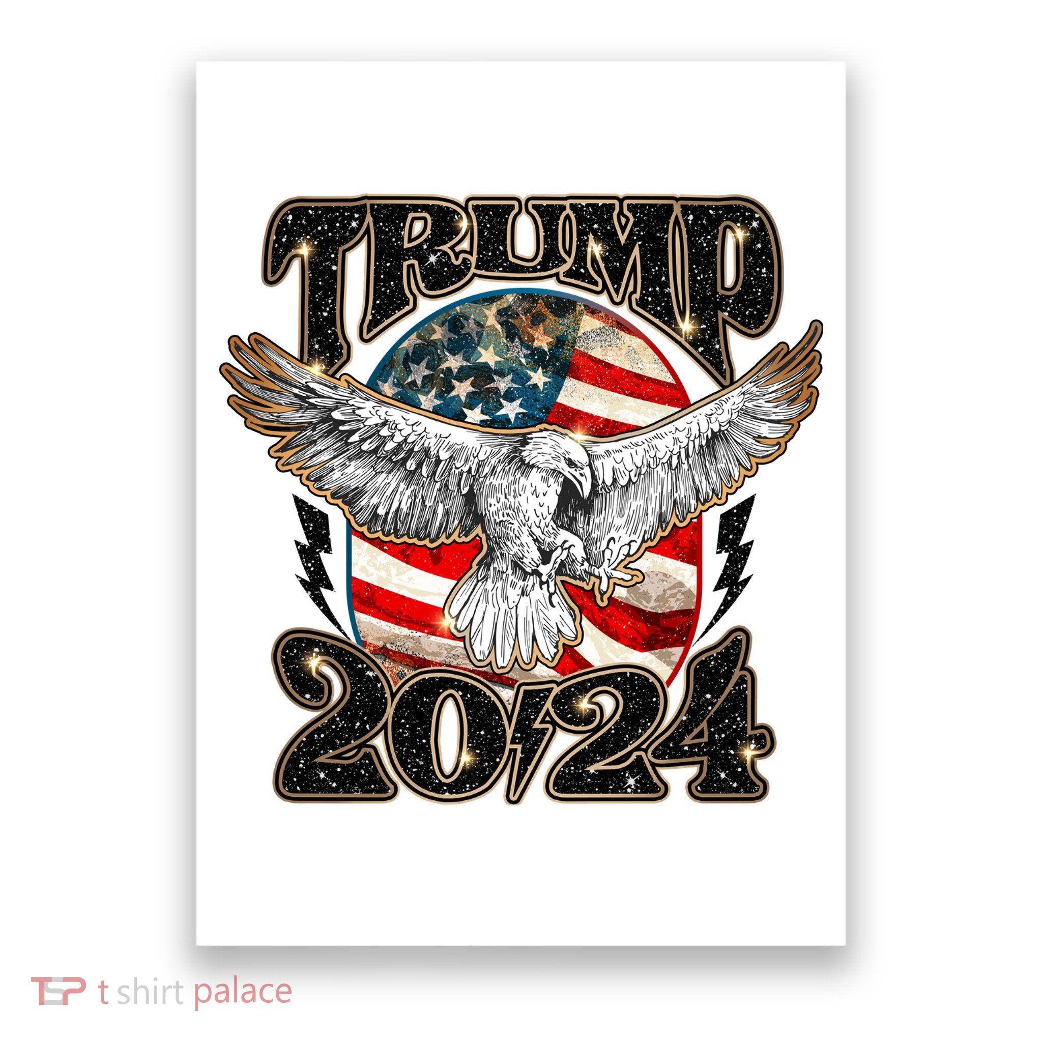 Donald Trump 2024 American Eagle Poster