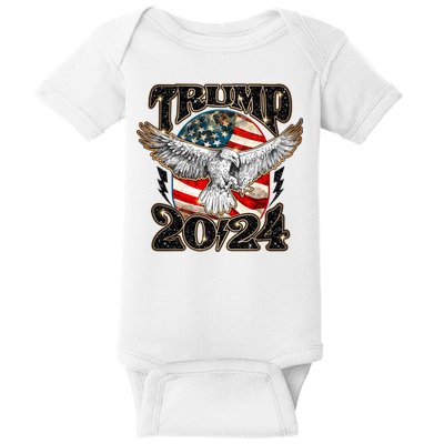 Donald Trump 2024 American Eagle Baby Bodysuit