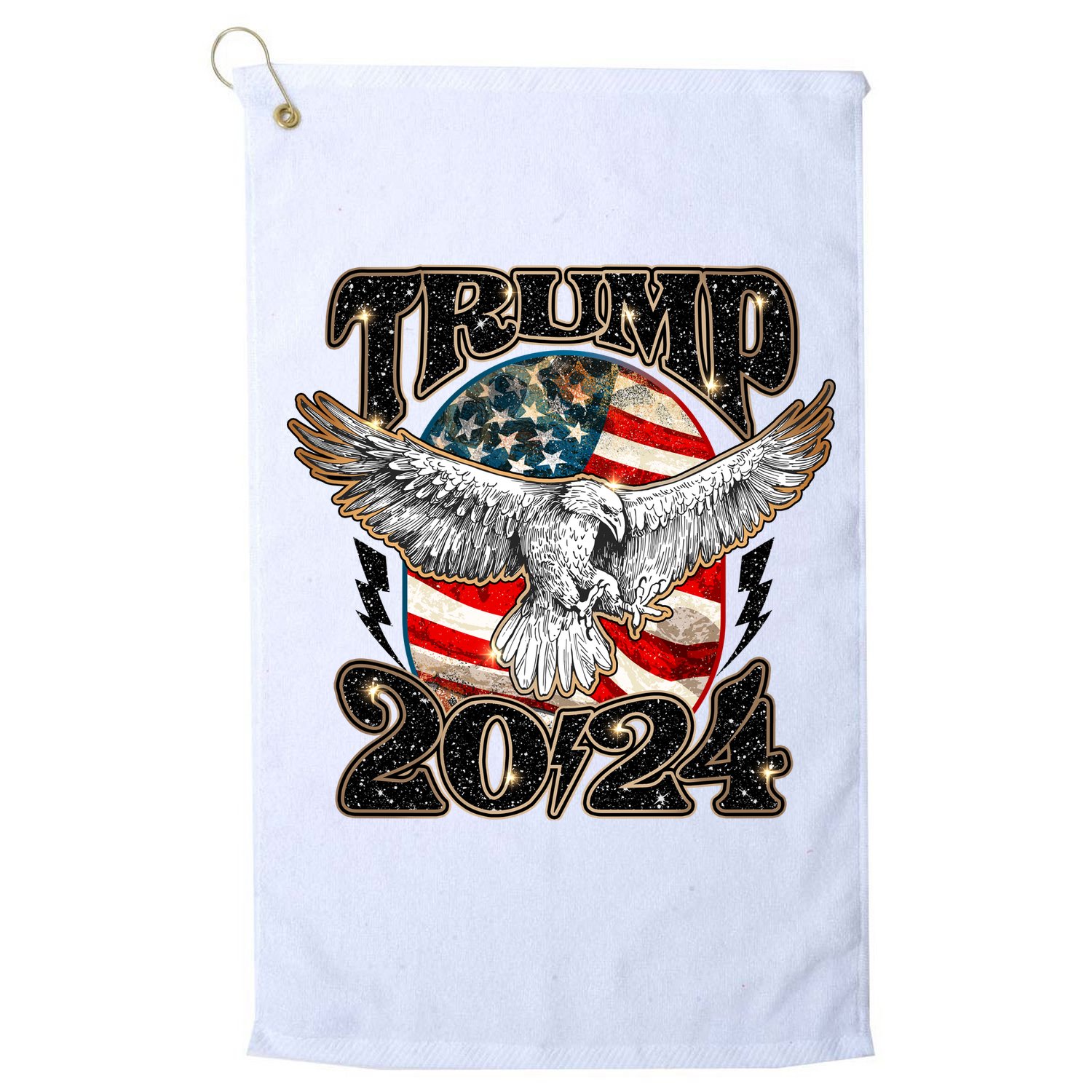 Donald Trump 2024 American Eagle Golf Towel