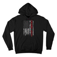 Trump 2024 American Flag Vintage Hoodie