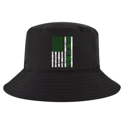 Trump 2020 American Flag Vintage St PatrickS Day Irish Gift Cool Comfort Performance Bucket Hat