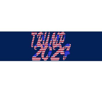 Trump 2024 American Grunge Style Bumper Sticker