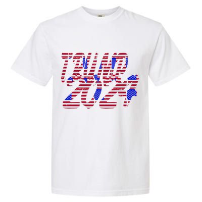 Trump 2024 American Grunge Style Garment-Dyed Heavyweight T-Shirt