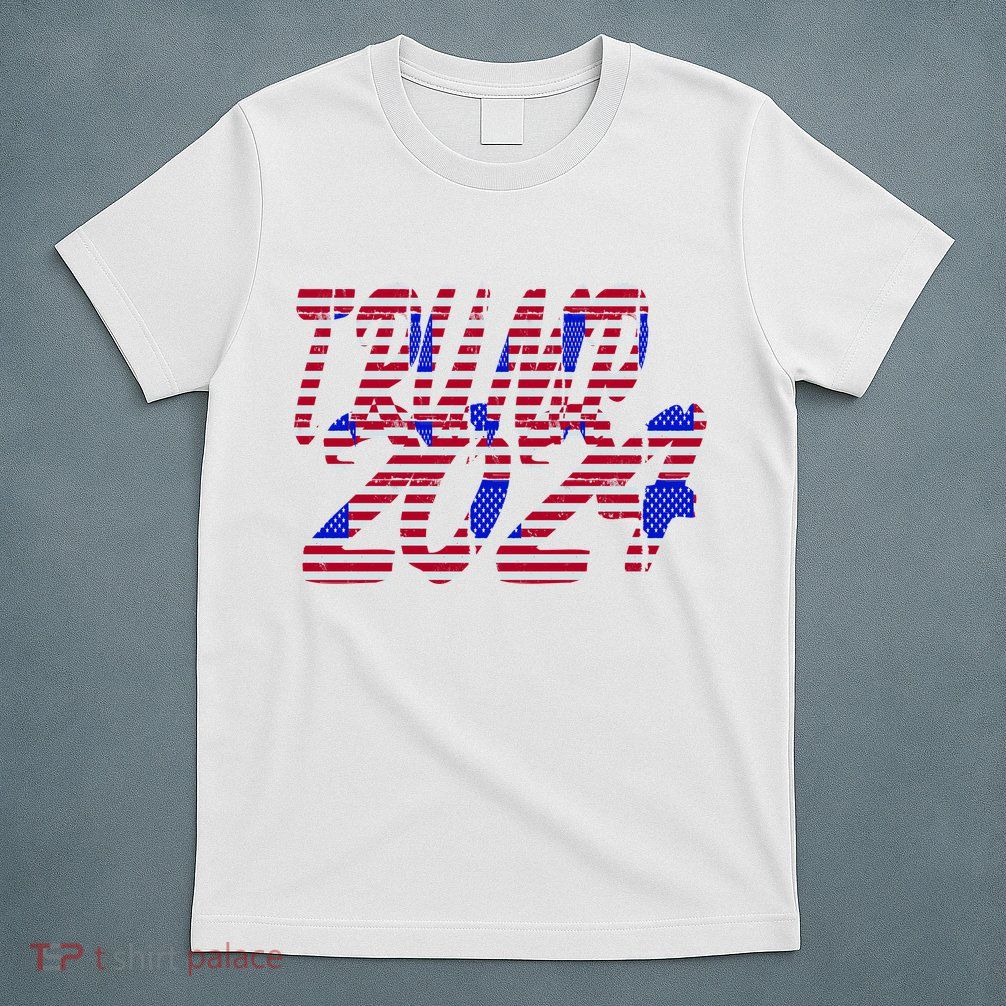 Trump 2024 American Grunge Style T-Shirt