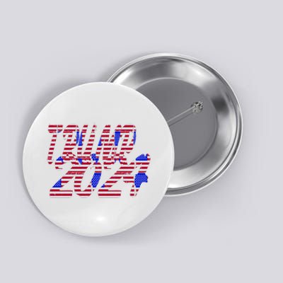 Trump 2024 American Grunge Style Button