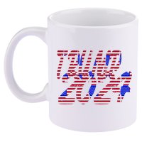 Trump 2024 American Grunge Style 11oz C Handle Ceramic Mug
