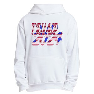 Trump 2024 American Grunge Style Urban Pullover Hoodie