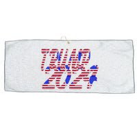 Trump 2024 American Grunge Style Large Microfiber Waffle Golf Towel