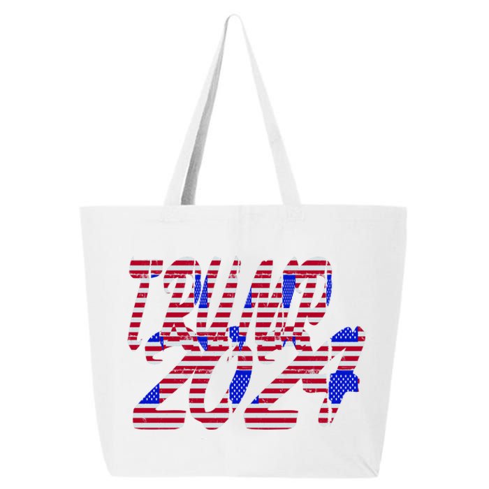 Trump 2024 American Grunge Style 25L Jumbo Tote