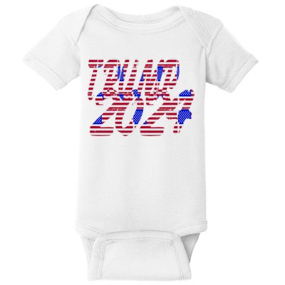 Trump 2024 American Grunge Style Baby Bodysuit