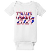 Trump 2024 American Grunge Style Baby Bodysuit