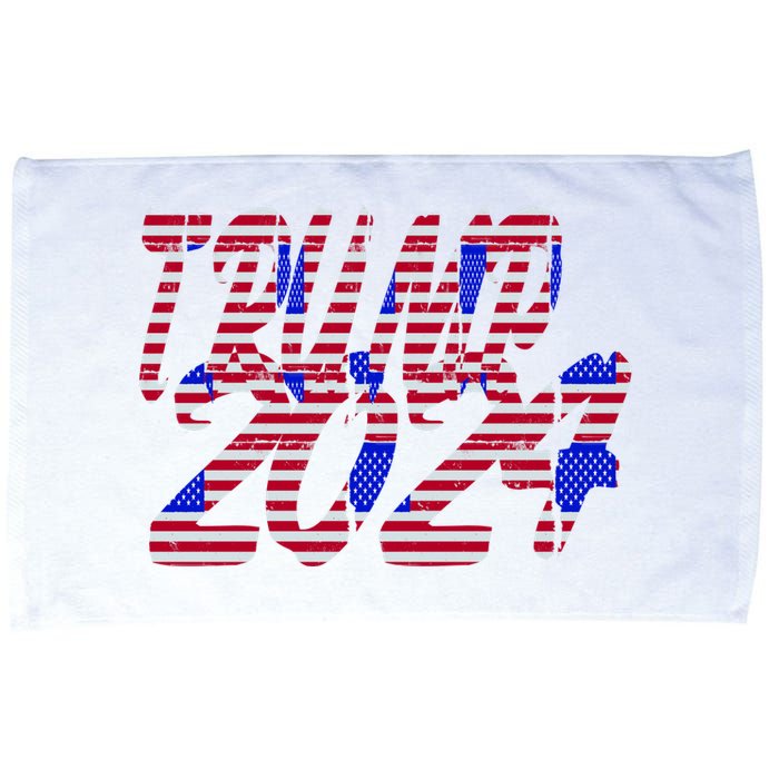 Trump 2024 American Grunge Style Microfiber Hand Towel