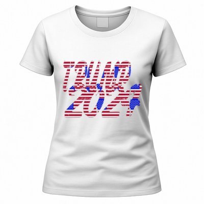 Trump 2024 American Grunge Style Women's T-Shirt