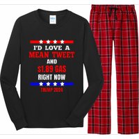 Trump 2024Funny Anti Joe Biden Election Political MAGA Long Sleeve Pajama Set