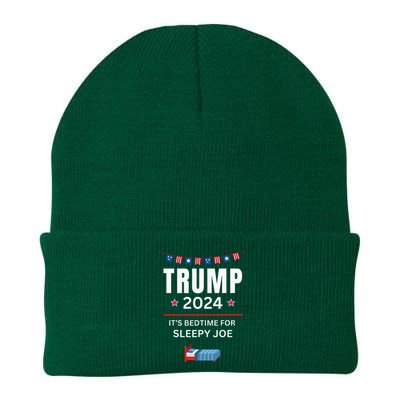 Trump 2024funny Anti Sleepy Joe Biden Pro Trump Republican Knit Cap Winter Beanie