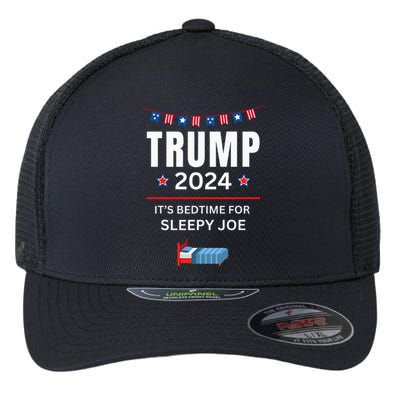 Trump 2024funny Anti Sleepy Joe Biden Pro Trump Republican Flexfit Unipanel Trucker Cap