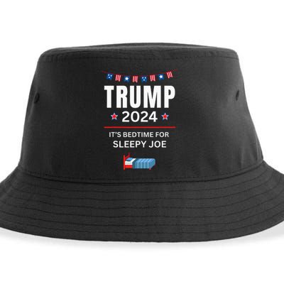 Trump 2024funny Anti Sleepy Joe Biden Pro Trump Republican Sustainable Bucket Hat