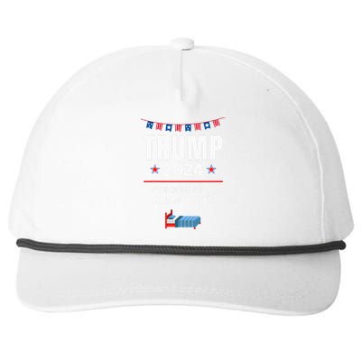 Trump 2024funny Anti Sleepy Joe Biden Pro Trump Republican Snapback Five-Panel Rope Hat