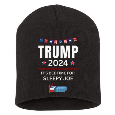 Trump 2024funny Anti Sleepy Joe Biden Pro Trump Republican Short Acrylic Beanie