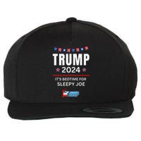 Trump 2024funny Anti Sleepy Joe Biden Pro Trump Republican Wool Snapback Cap