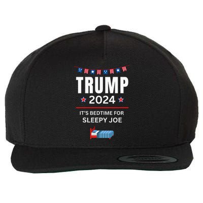 Trump 2024funny Anti Sleepy Joe Biden Pro Trump Republican Wool Snapback Cap