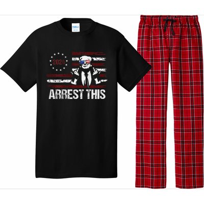 Trump 2024 Arrest This Funny Protrump Pajama Set