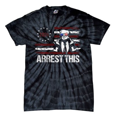 Trump 2024 Arrest This Funny Protrump Tie-Dye T-Shirt