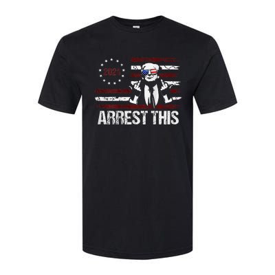 Trump 2024 Arrest This Funny Protrump Softstyle CVC T-Shirt