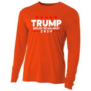 Trump 2024 Abolish The Malarkey Cooling Performance Long Sleeve Crew