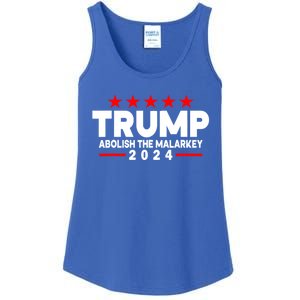 Trump 2024 Abolish The Malarkey Ladies Essential Tank