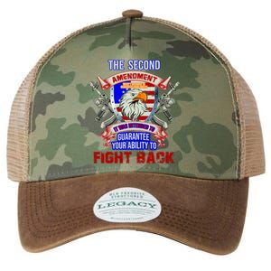 The 2nd Amendment Guarantees Your Ability To Fight Back Legacy Tie Dye Trucker Hat