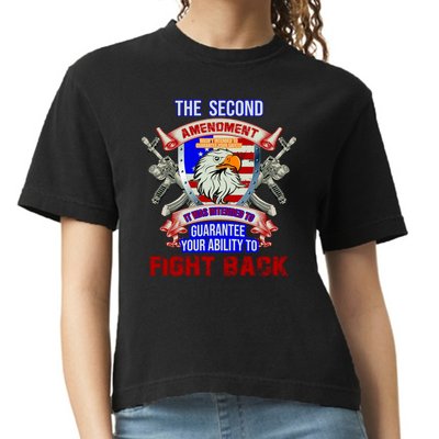 The 2nd Amendment Guarantees Your Ability To Fight Back Comfort Colors Boxy T-Shirt
