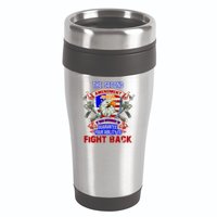The 2nd Amendment Guarantees Your Ability To Fight Back 16oz Travel Tumbler