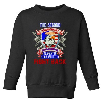 The 2nd Amendment Guarantees Your Ability To Fight Back Toddler Sweatshirt