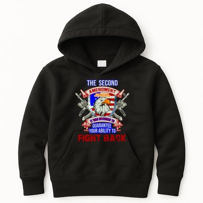 The 2nd Amendment Guarantees Your Ability To Fight Back Kids Hoodie