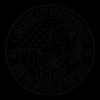 Trump 24 A Lion DoesnT Concern Himself With The Opinion Flat Bill Trucker Hat