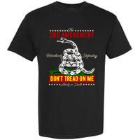 The 2nd Amendment Dont Tread On Me Gadsden Flag Garment-Dyed Heavyweight T-Shirt