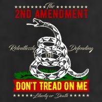 The 2nd Amendment Dont Tread On Me Gadsden Flag Garment-Dyed Heavyweight T-Shirt