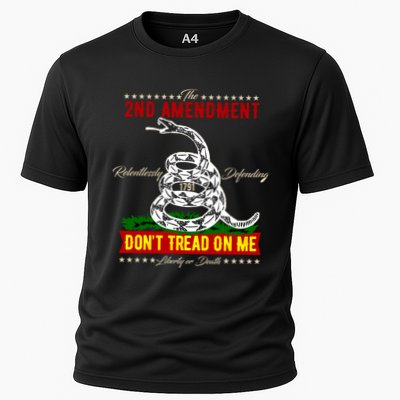 The 2nd Amendment Dont Tread On Me Gadsden Flag Performance Shirt