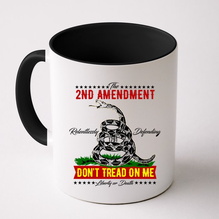 The 2nd Amendment Dont Tread On Me Gadsden Flag Mug