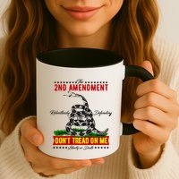 The 2nd Amendment Dont Tread On Me Gadsden Flag Mug