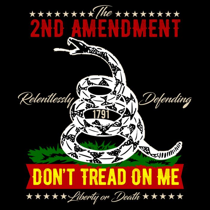 The 2nd Amendment Dont Tread On Me Gadsden Flag 16 in Basic Backpack