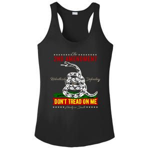 The 2nd Amendment Dont Tread On Me Gadsden Flag Ladies PosiCharge Competitor Racerback Tank