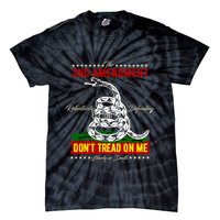 The 2nd Amendment Dont Tread On Me Gadsden Flag Tie-Dye T-Shirt