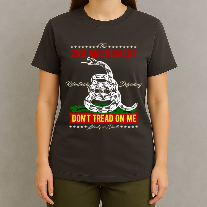The 2nd Amendment Dont Tread On Me Gadsden Flag T-Shirt